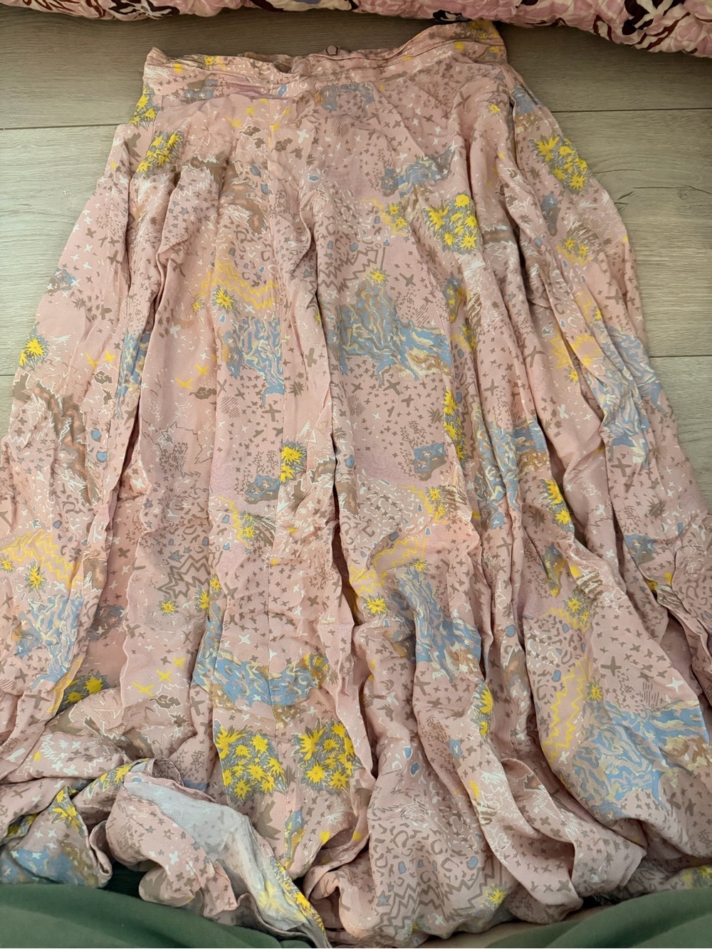 Zadig Voltaire Women's Pink Floral Print Maxi Skirt